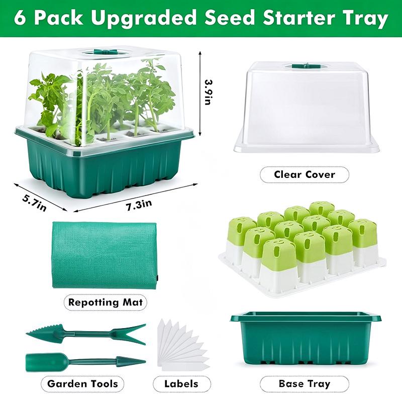 1Set Zaad Starter Tray Mini Ka - Humidity Dome Kit recensie en prijs