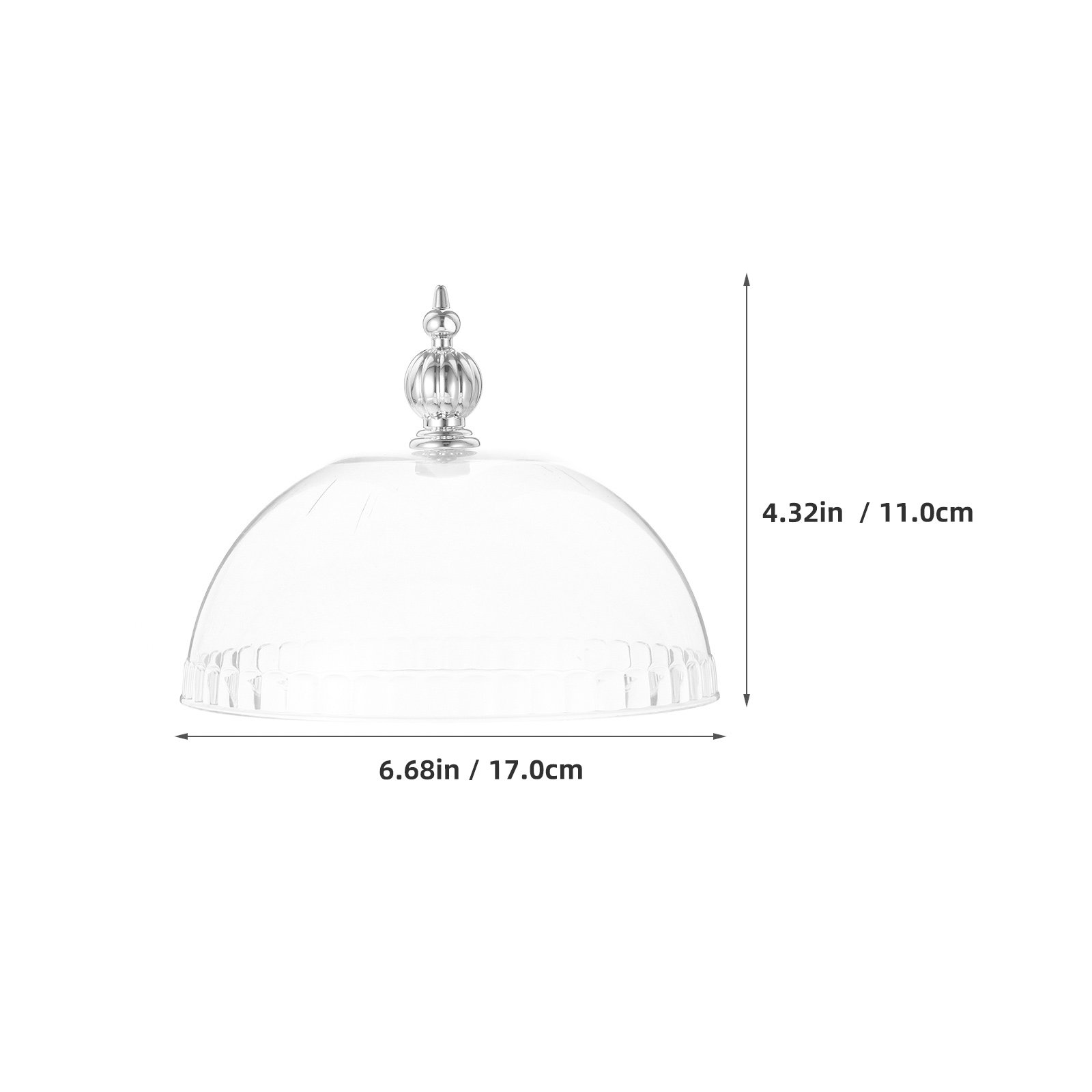 Plastic taartdeksel 6,8 inch,  - Plastic Dome Clear recensie en prijs