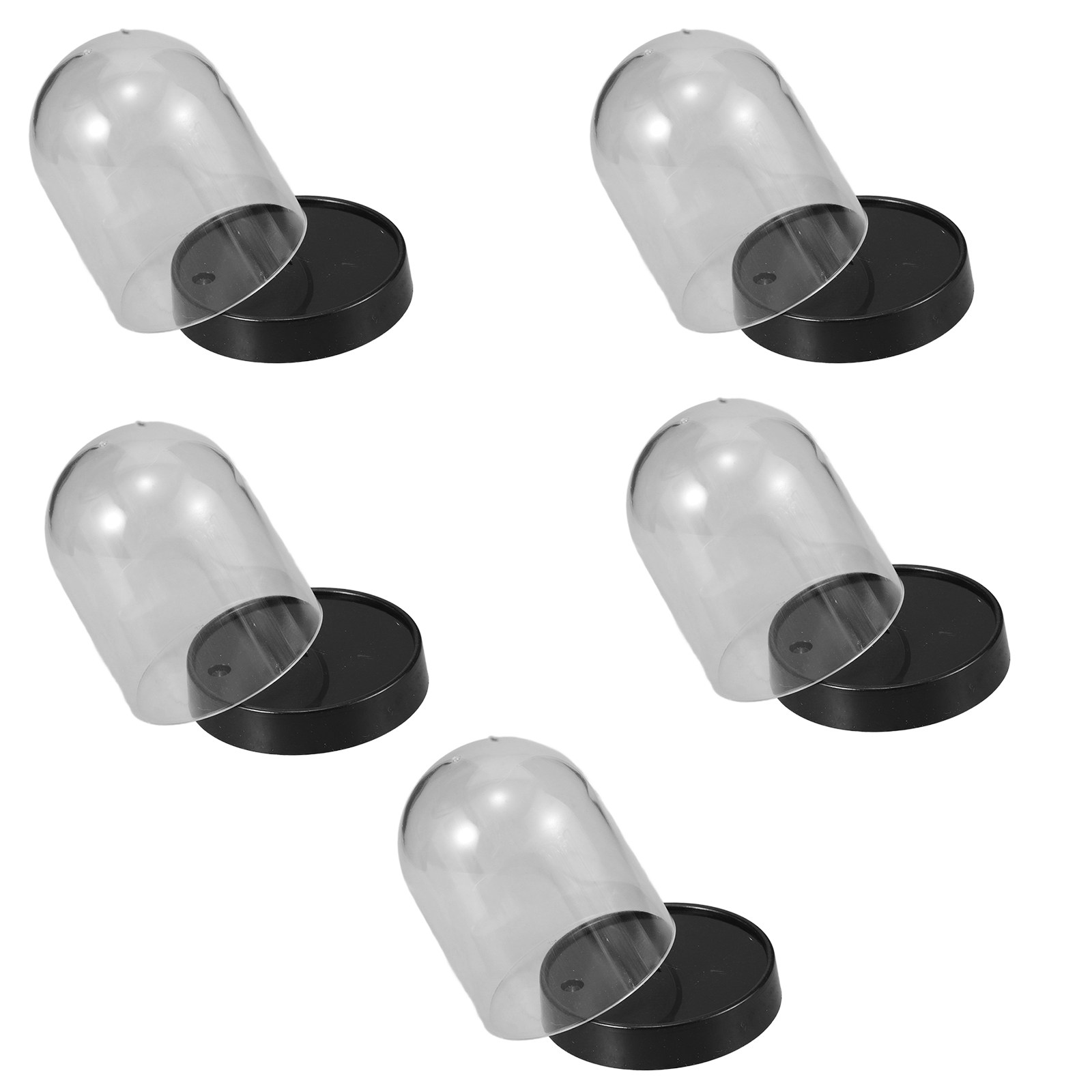 5 sets transparante plastic cl - Plastic Dome Clear recensie en prijs